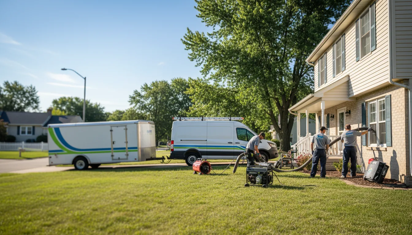 Flooded Basement Restoration And Cleanup With Repair in Trilla, IL near me
